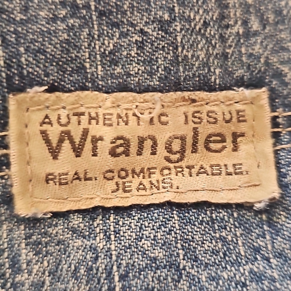 M Blue Wrangler Jean Shorts Sz W36 - Picture 3 of 4